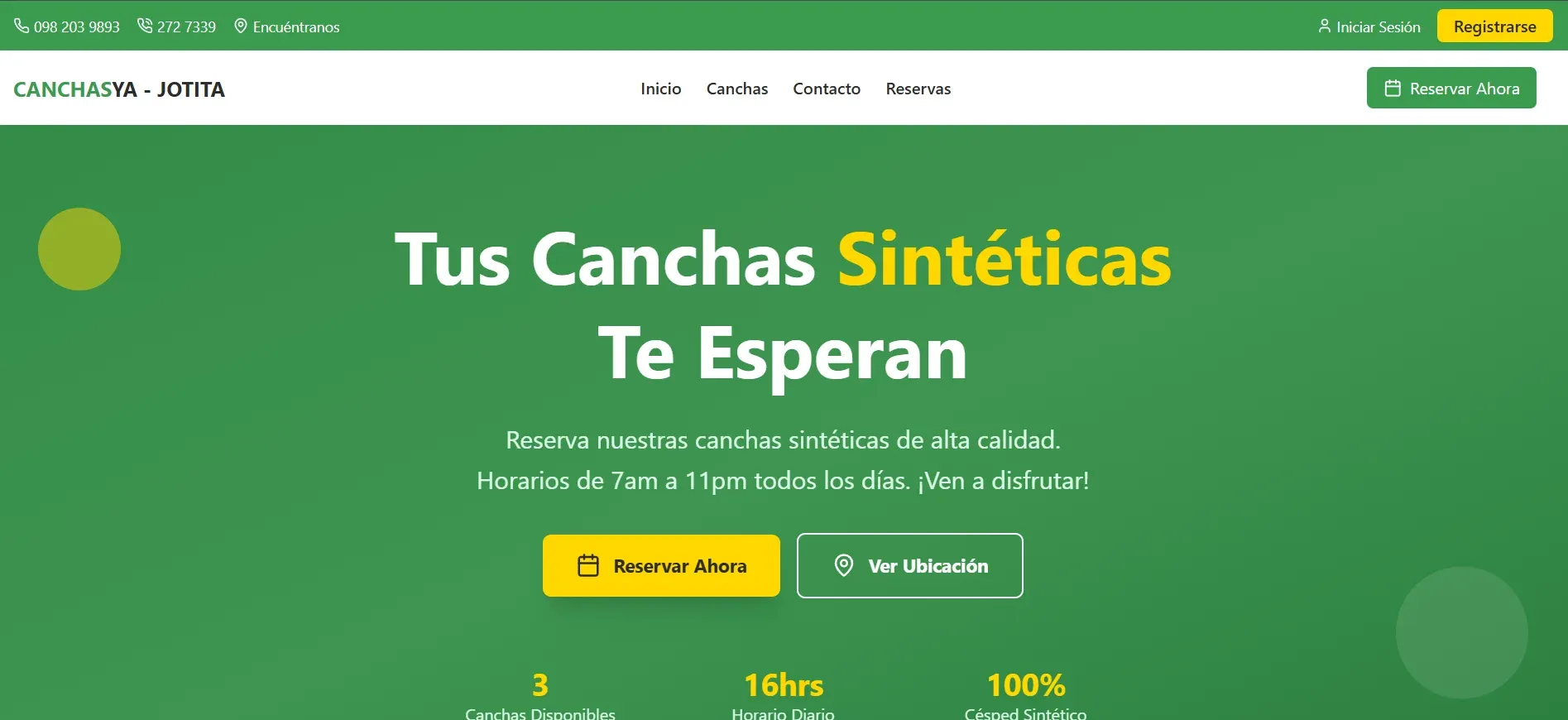 CanchasYa